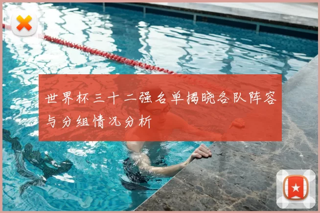 世界杯三十二强名单揭晓各队阵容与分组情况分析